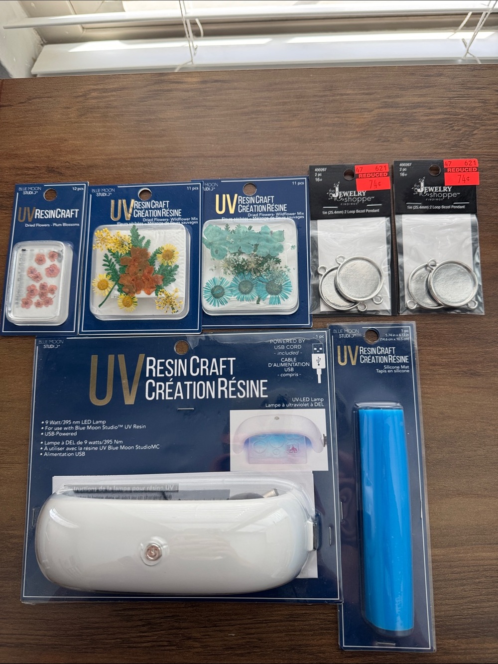 Michaels UV Resin Craft Kit with Blue Accents